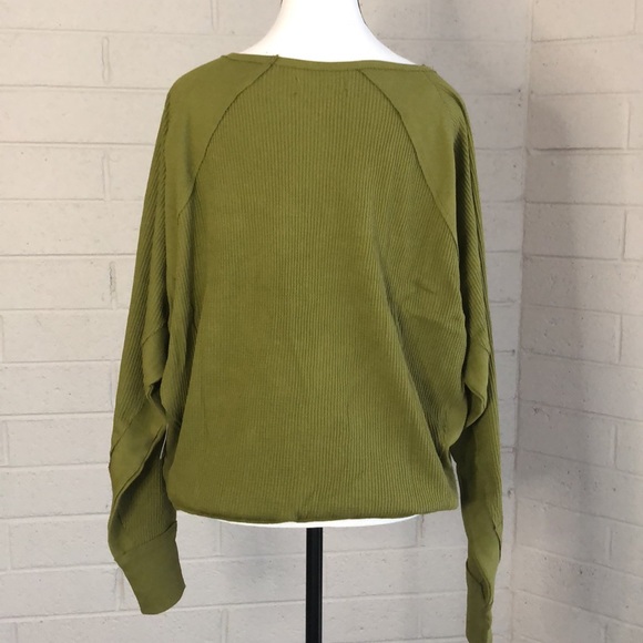 NWT Free People Santa Clara Thermal Top in Ferngully - Picture 6 of 13